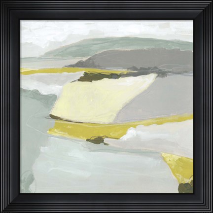Framed Citron Ridgeline II Print