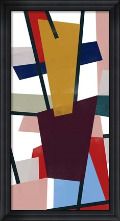 Framed Polygon Mobile II Print