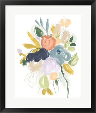 Framed Bijoux Bouquet II Print