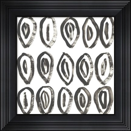 Framed Mixed Signals II Print