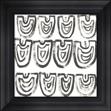 Framed Mixed Signals VIII Print