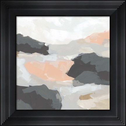 Framed Rock Currents II Print