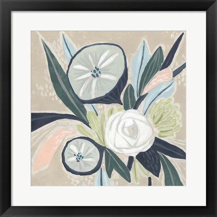 Framed Confetti Bouquet II Print