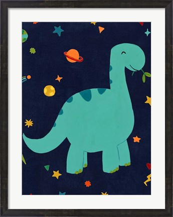 Framed Starry Dinos IV Print