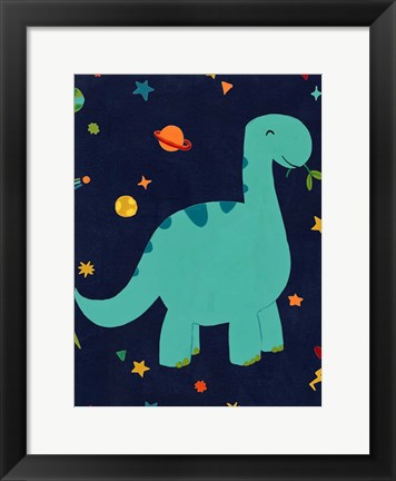 Framed Starry Dinos IV Print