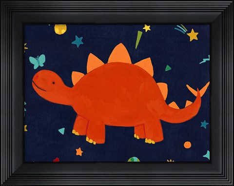 Framed Starry Dinos VI Print