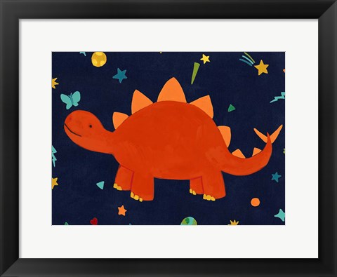 Framed Starry Dinos VI Print