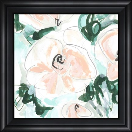 Framed Floral Rhythm IV Print