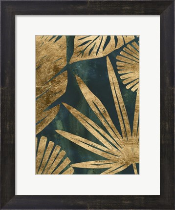 Framed Emerald Jungle I Print
