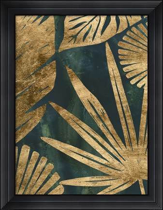 Framed Emerald Jungle I Print