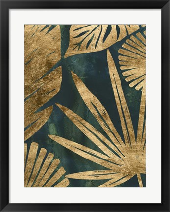 Framed Emerald Jungle I Print