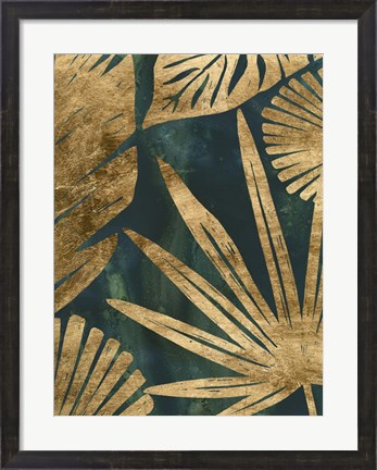 Framed Emerald Jungle I Print