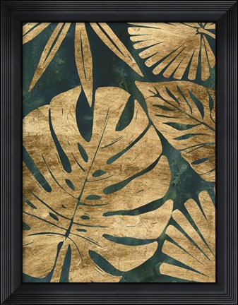 Framed Emerald Jungle II Print