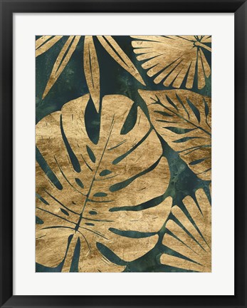 Framed Emerald Jungle II Print