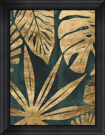 Framed Emerald Jungle IV Print