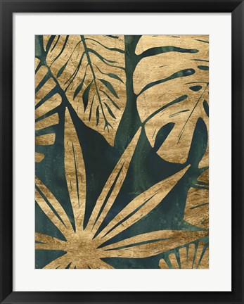 Framed Emerald Jungle IV Print