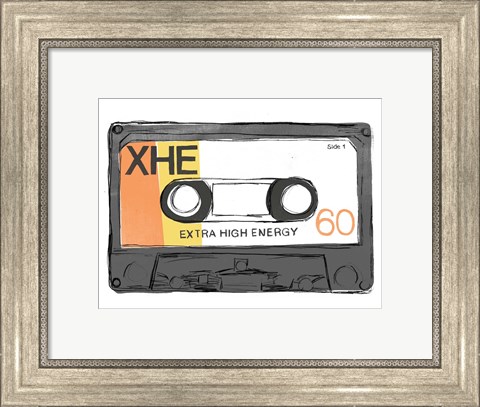 Framed Mix Tape I Print