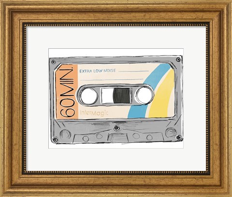 Framed Mix Tape IV Print