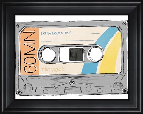 Framed Mix Tape IV Print