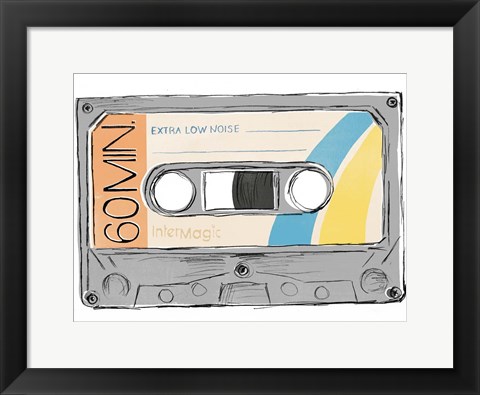 Framed Mix Tape IV Print