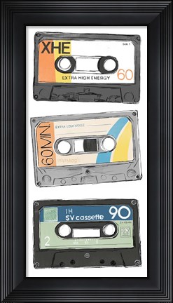 Framed Mix Tape VIII Print