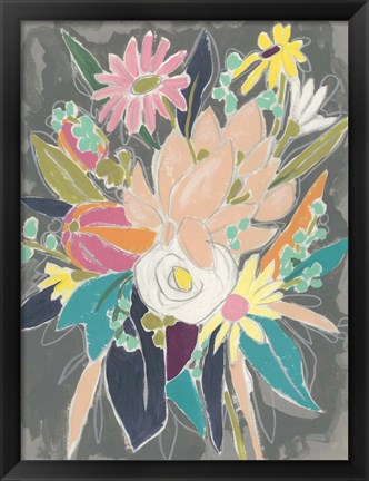 Framed Fauvist Flora II Print