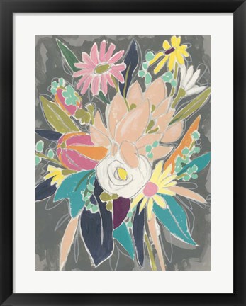 Framed Fauvist Flora II Print