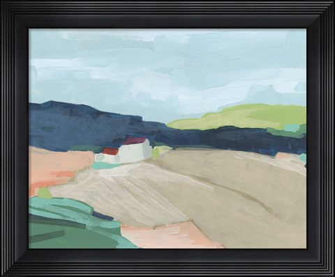 Framed Color Vista I Print