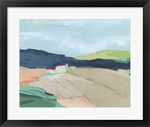 Framed Color Vista I Print