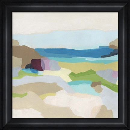 Framed Pebble Valley I Print