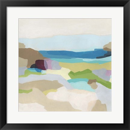 Framed Pebble Valley I Print