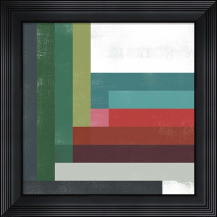 Framed Rainbow Prism I Print