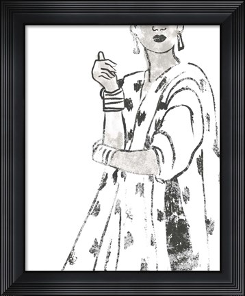 Framed Fashion Plate Power II Print