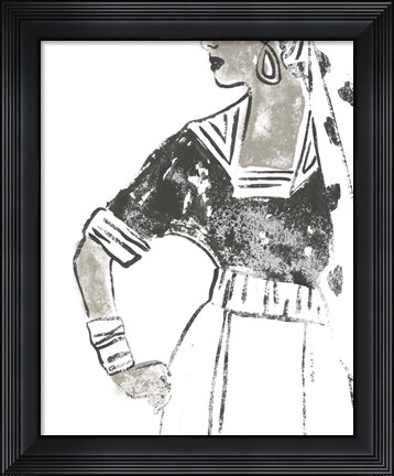 Framed Fashion Plate Power IV Print