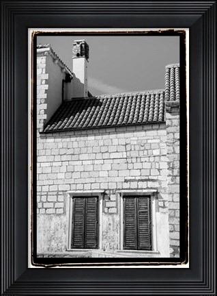 Framed Dubrovnik, Croatia III Print