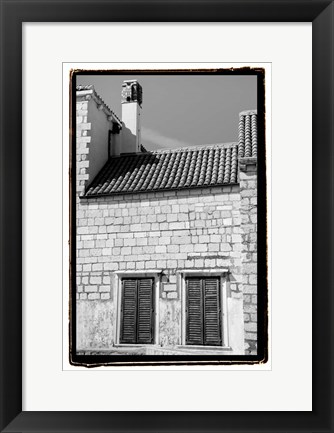 Framed Dubrovnik, Croatia III Print