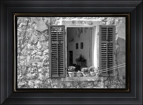 Framed Window View Print
