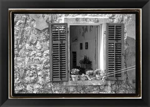 Framed Window View Print