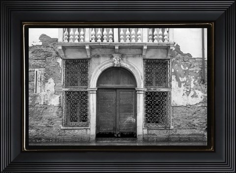 Framed Venice Facade I Print