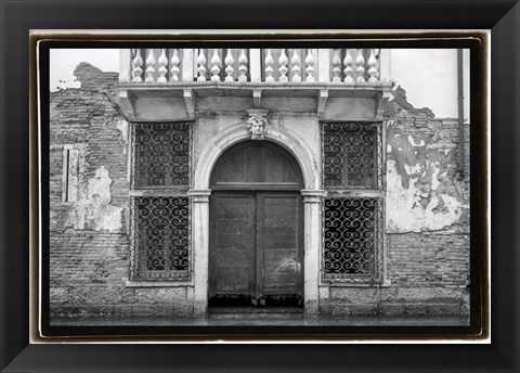 Framed Venice Facade I Print