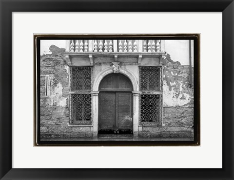 Framed Venice Facade I Print