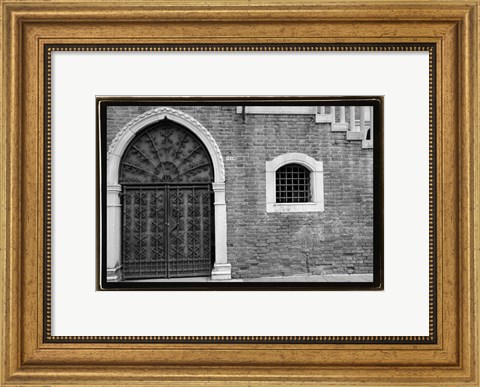 Framed Venice Facade II Print