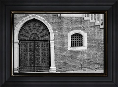 Framed Venice Facade II Print