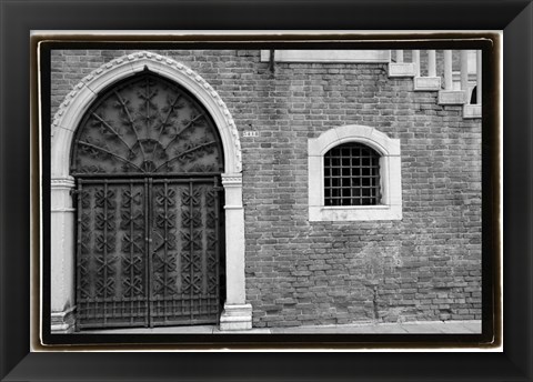 Framed Venice Facade II Print