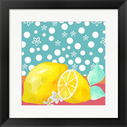 Framed Lemon Inspiration II Print