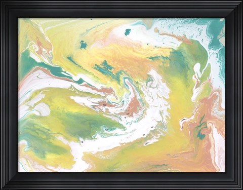 Framed Rainbow Sherbet I Print