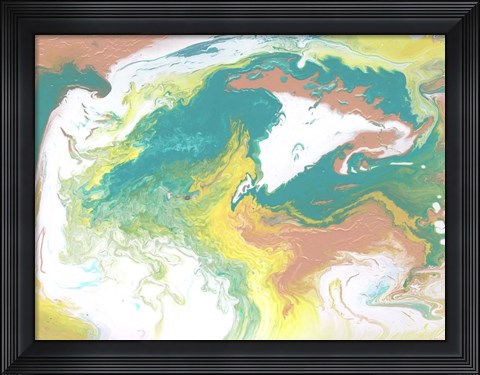 Framed Rainbow Sherbet II Print