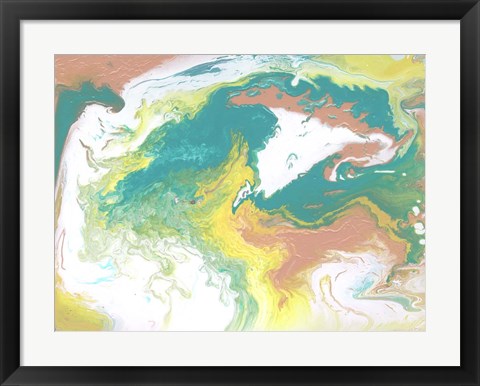 Framed Rainbow Sherbet II Print