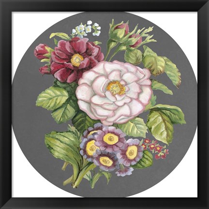 Framed Dramatic Floral Bouquet IV Print