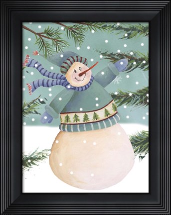 Framed Snow is Falling I Print